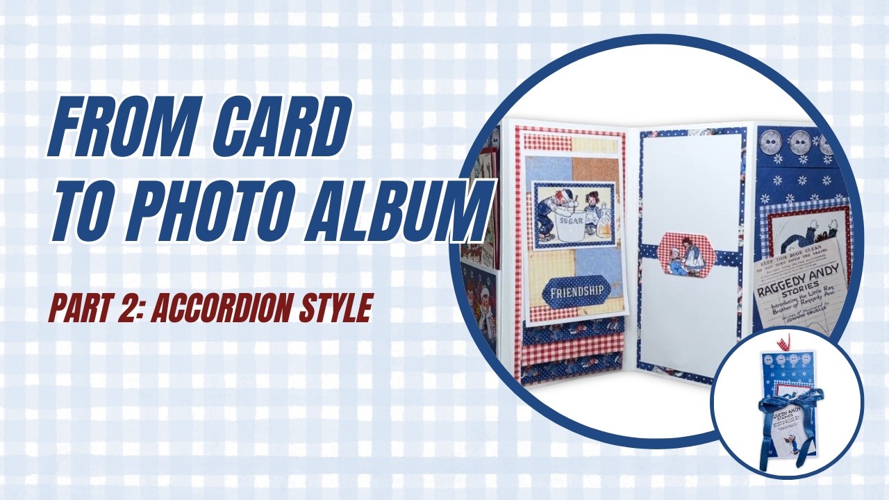 Trifold Shutter Card Photo Album Share & Tutorial | Part 2 - YouTube