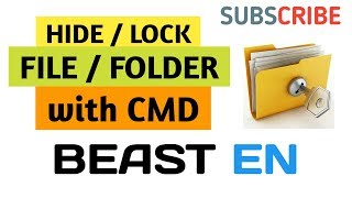 Hide Personal Files//Folder Securely with Command Prompt (Cmd)