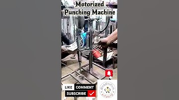 Motorized Punching Machine @davidarulraj.p_official #engineeringprojects #automobile #machine