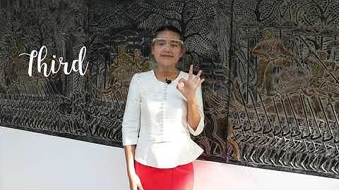 2021 07 - Sompeas or Khmer greetings with Sa restaurant student