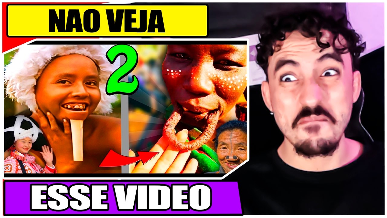 🔴 Os Padrões de Beleza mais BIZARROS do mundo! PARTE 2! Belezas Horríveis pelo Mundo. | Leozin React