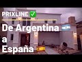 PRIXLINE ✅De Argentina 🇦🇷 a España 🇪🇸