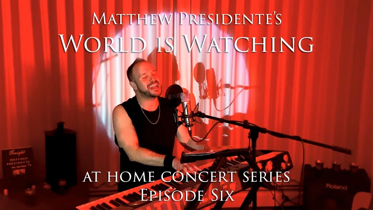 Watch Matthew Presidente's 'World is Watching' at home concert series - Episode 06 on YouTube Watch Matthew Presidente's 'World is Watching' at home concert series - Episode 06 on YouTube