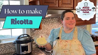 Ricotta in less than hour (2023) #2023instantpotcollab