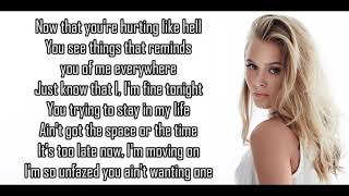 Zara Larsson - Don't Worry Bout Me (Lyrics Video)