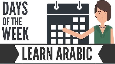 Levantine - Learn ARABIC - Days of the Week (Jordanian Dialect - ammiya) - Arabic Basics -