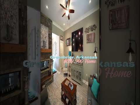 900 Home for Sale at 4 Evergreen Cove, Greenbrier, AR home video tour