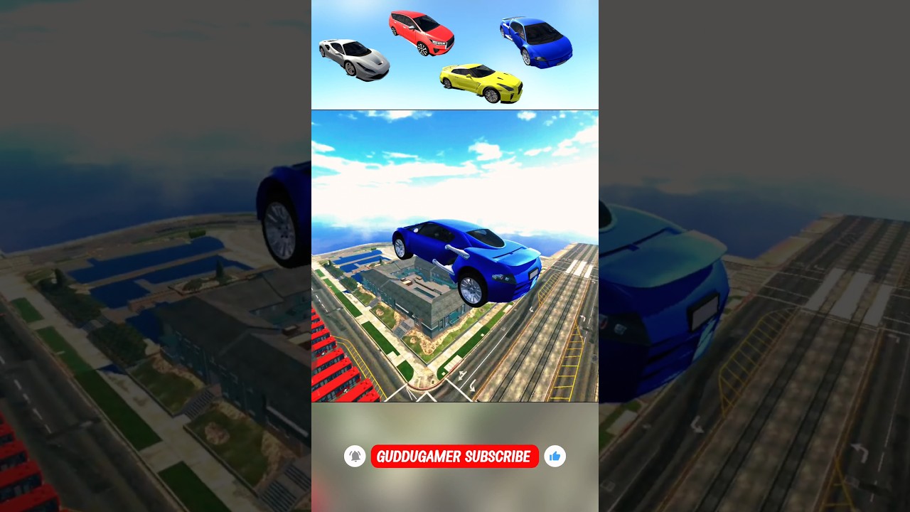 GTA 5 City 🏙️ Car Stunt 🚗 | Challenge Video indian bike Driving 3D 🤩 | 