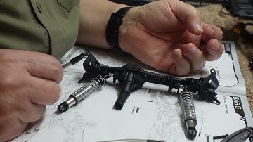 Vanquish VS4-10  Beginners Build - Connecting Links, Shocks and Axles to Chassis - Part Ten