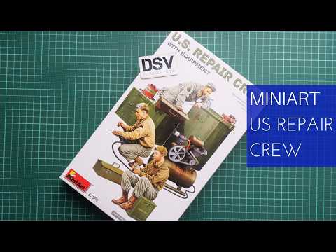 Video: MiniArt 1/35 americká opravárenská četa s vybavením