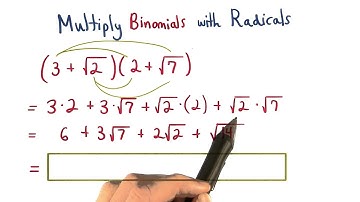 Multiply Binomials with Radicals 1 - Visualizing Algebra