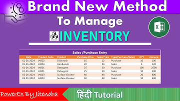 Complete Inventory Management in Excel | Fully Dynamic & Automated
