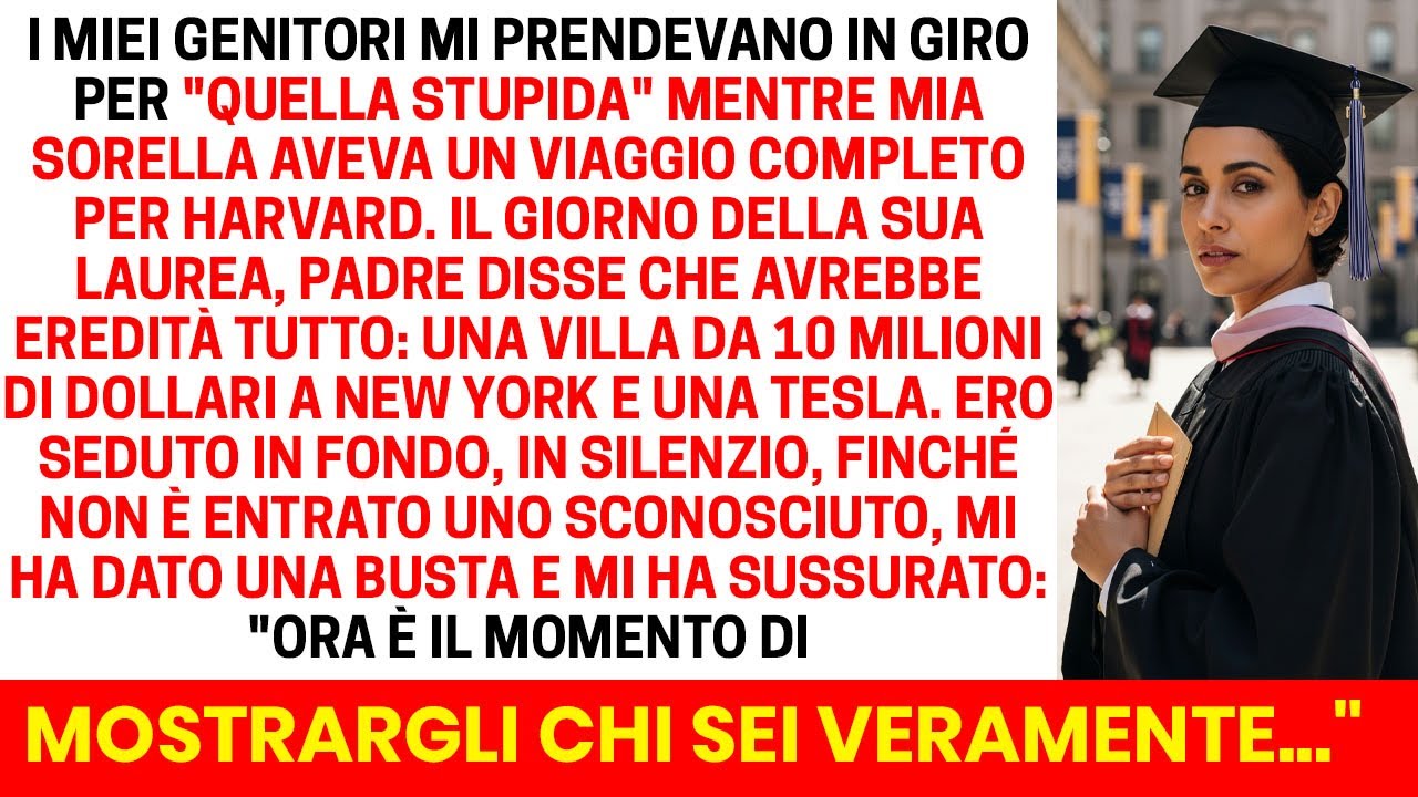 Ho regalato 10 milioni alla mia famiglia; loro ridevano di me mentre lo facevo