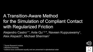 A Transition-Aware Method for the Simulation of Compliant Contact with Regularized Friction