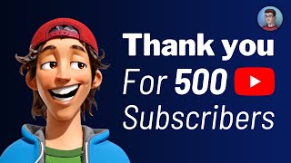 Thank You for 500 Subscribers | Code with Palash