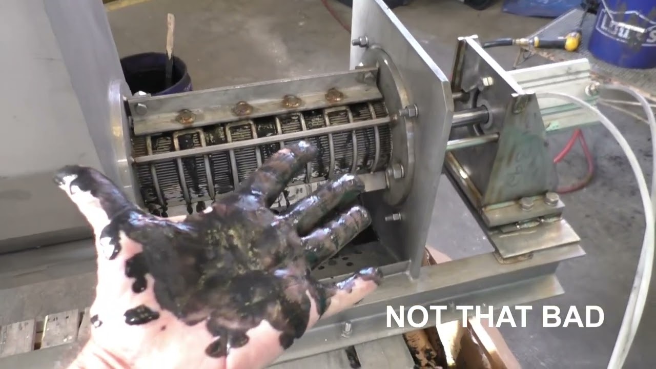 Обезвоживание угольной пыли в винтовом прессе