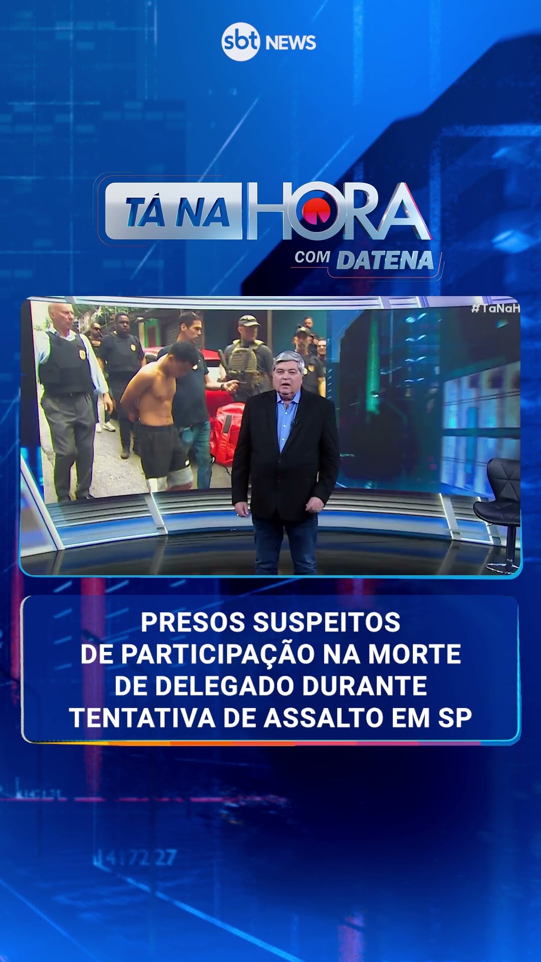 Presos suspeitos de participação na morte de delegado durante tentativa de assalto em SP