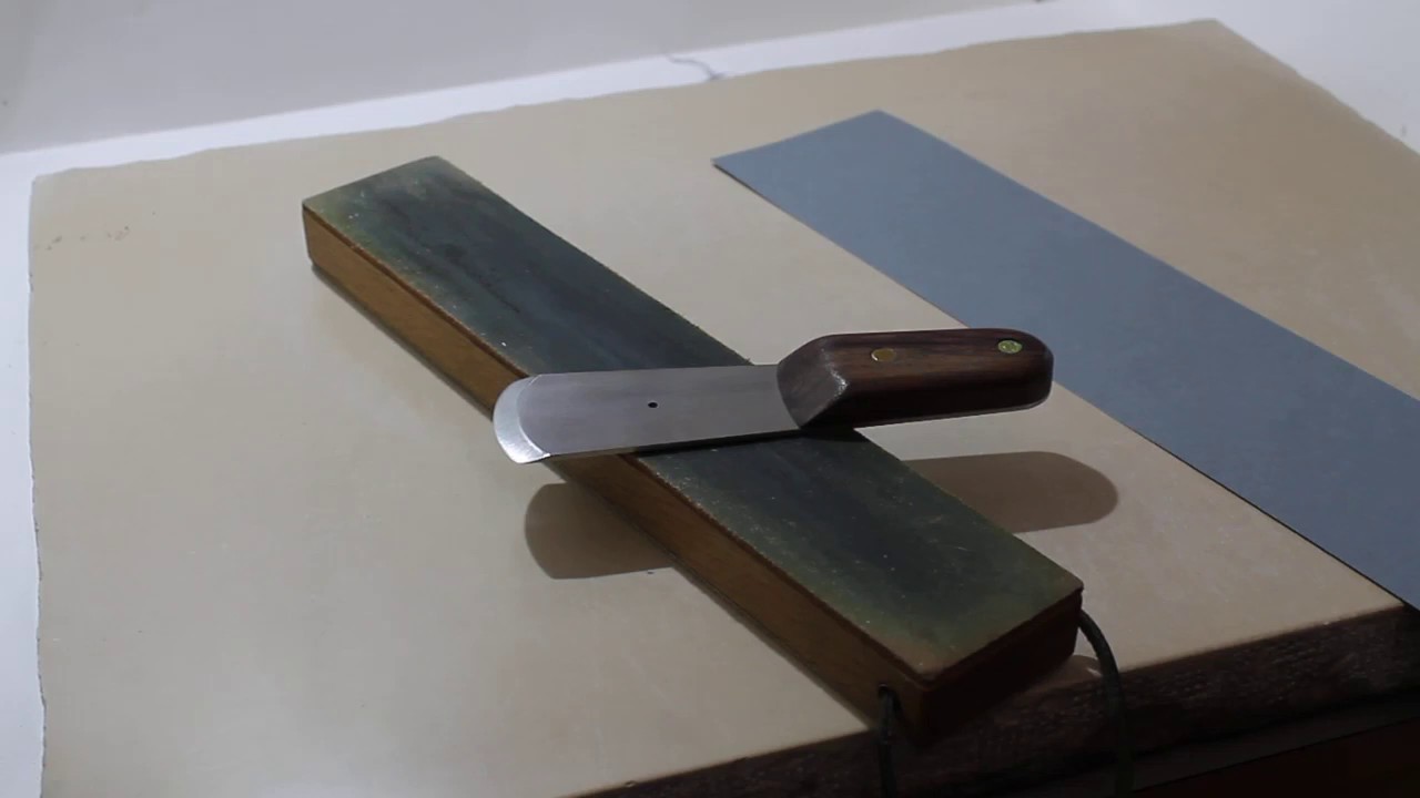 Edgeparing paper with a French knife YouTube