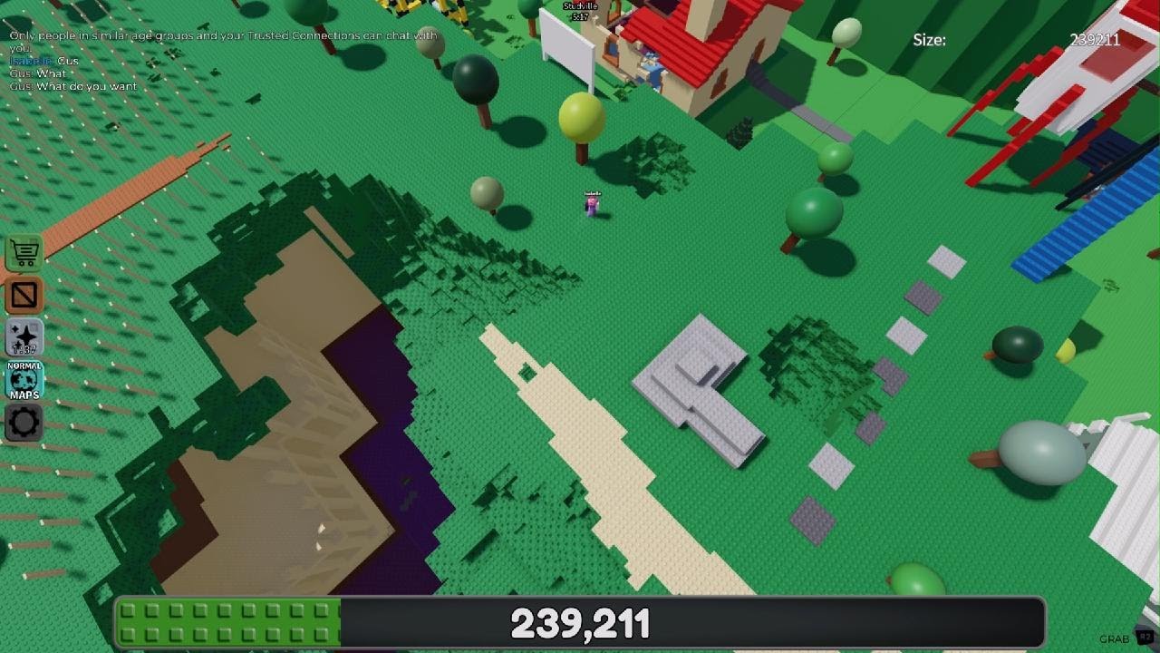 1 MILLION MAX SIZE IN EAT THE WORLD!