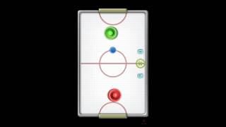 Glow Hockey 2 Gameplayer Multiplayer Who wins? 1 screenshot 1