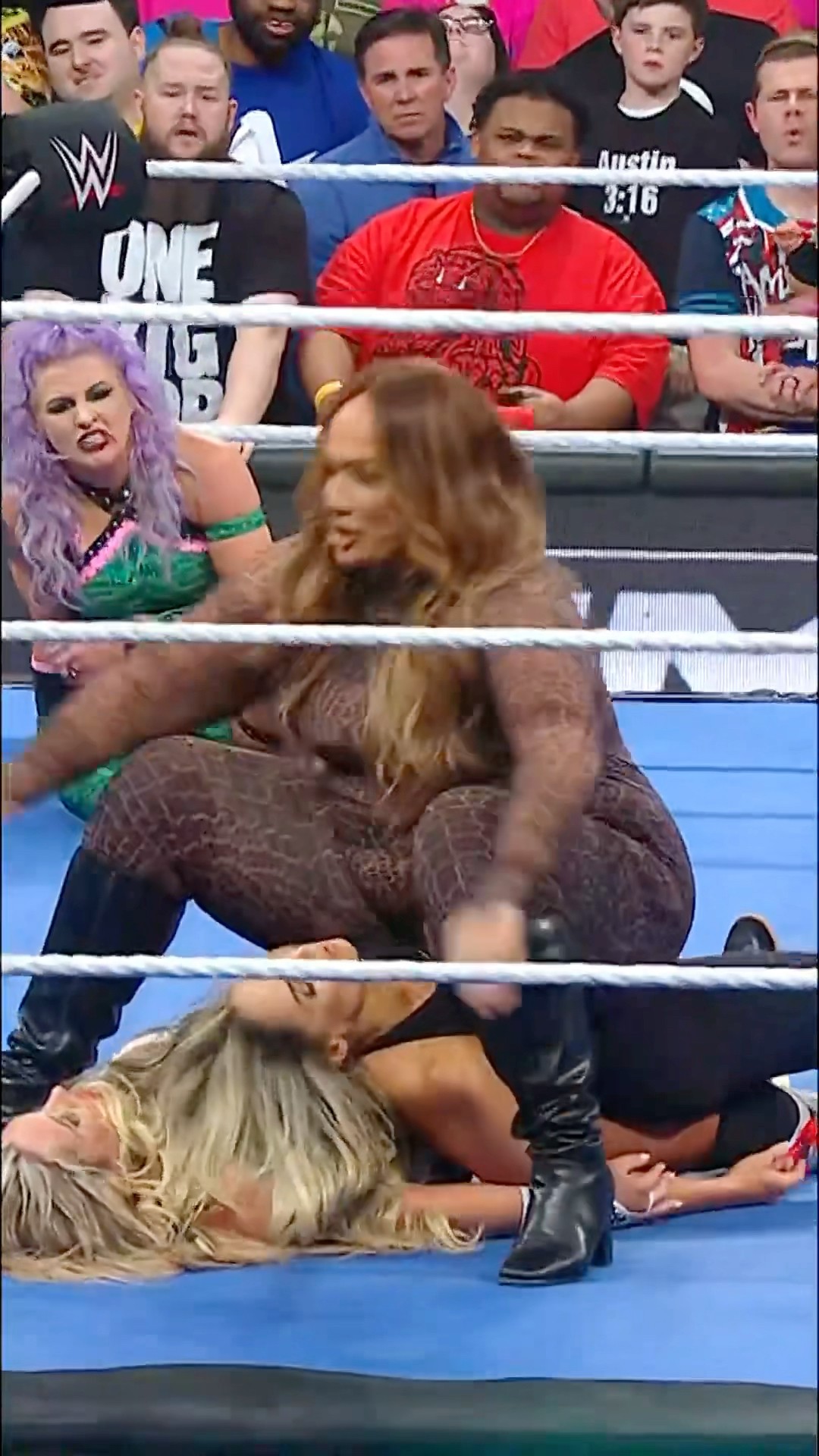 Nia Jax squashes Trish \u0026 Tiffy