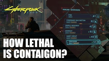 How Lethal is the Contagion Quickhack in Cyberpunk 2077 2.0? (PS5)