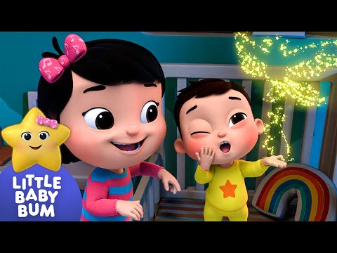 Lær Engelsk | Stilhed, lille baby | Børnesange og tegnefilm | Little Baby Bum Danske