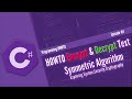 How to encrypt decrypt string in c# | C# Tutorial