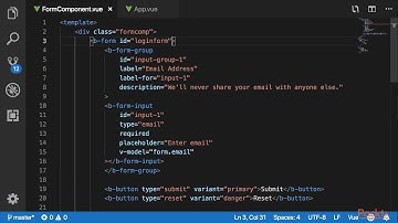 Hands-On Web Development with Bootstrap and Vue:  Designing Form Components | packtpub.com