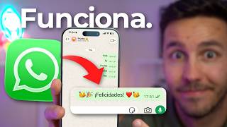 Schedule messages on WhatsApp on iPhone (2026) ⏳ This is the only way! screenshot 1