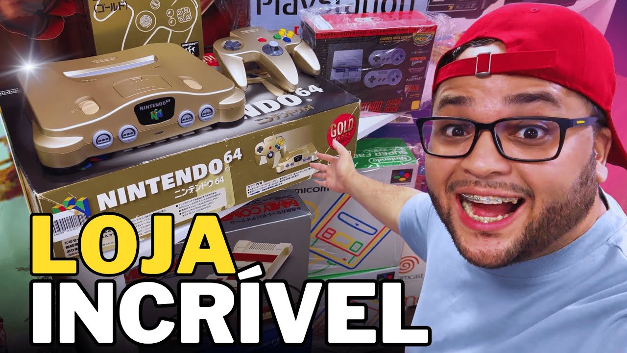 ESSA NOVA LOJA DE RETRO GAMES ESTÁ TRAZENDO O OURO DO JAPÃO PARA NÓS!