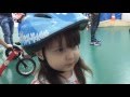 Тренировка на беговеле. Наша беговело принцесса. Runbike princess. balance bike