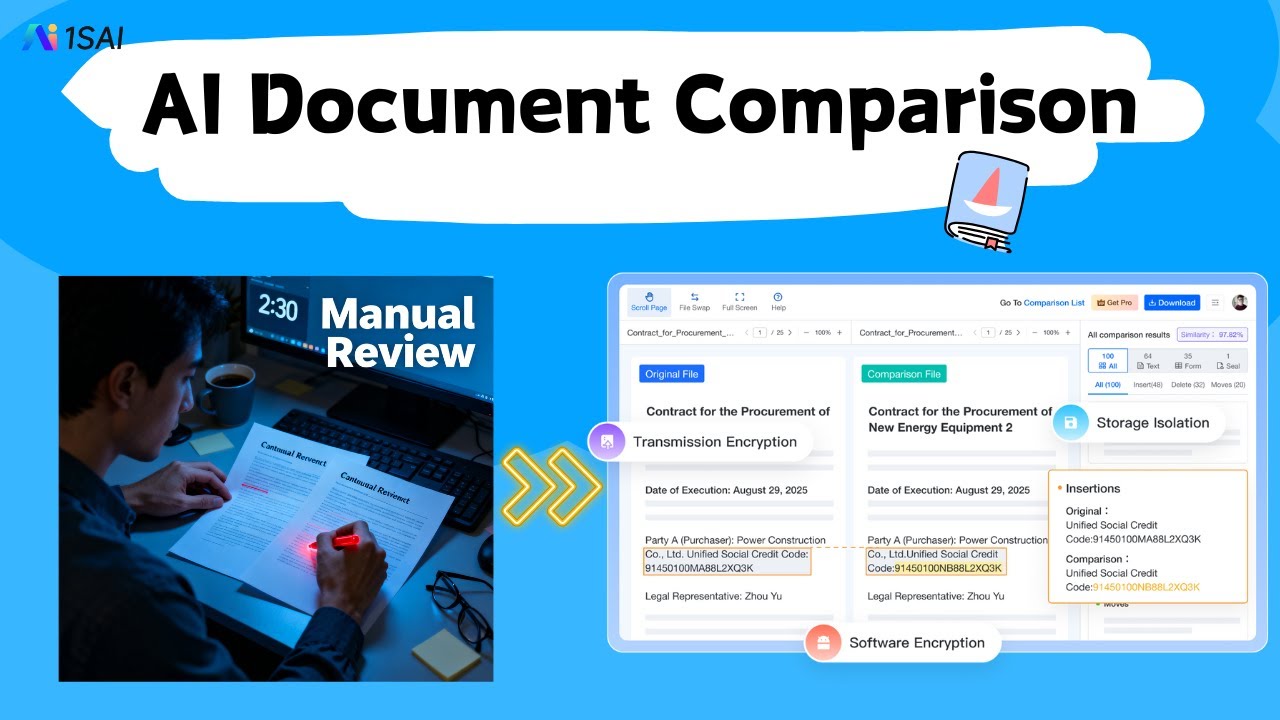 How to Compare Any Document in 1 Second (PDF, Word, Scanned)