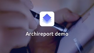 Archireport demonstration screenshot 5