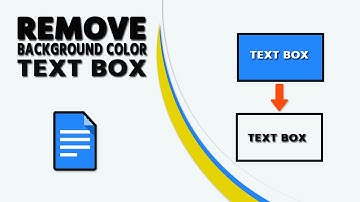 How to Remove Background Colour of Text Box in Google Docs