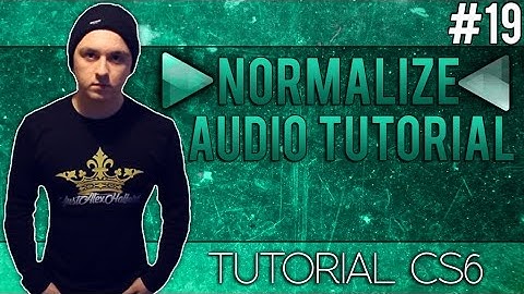 How To Normalize Audio In Adobe Audition CS6 - Tutorial #19