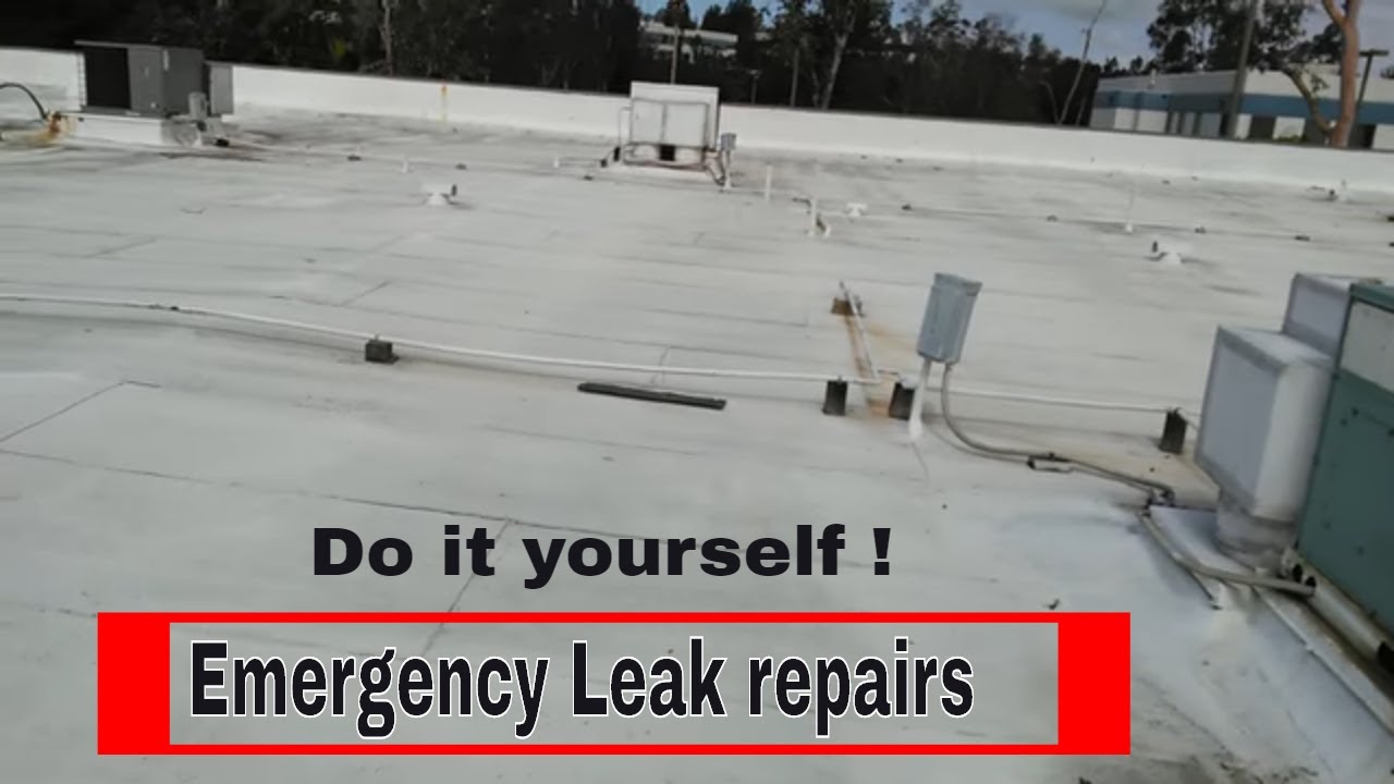Roofing Repair How to repair, seal , stop water leaks in minutes