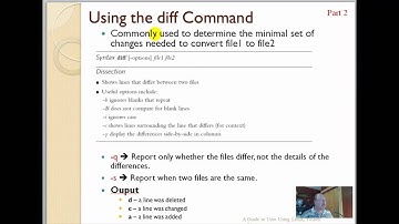 ITS 224 Linux Ch 5 Part 2   comm diff