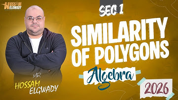 Similarity of Polygons اولي ثانوي Sec1 2026