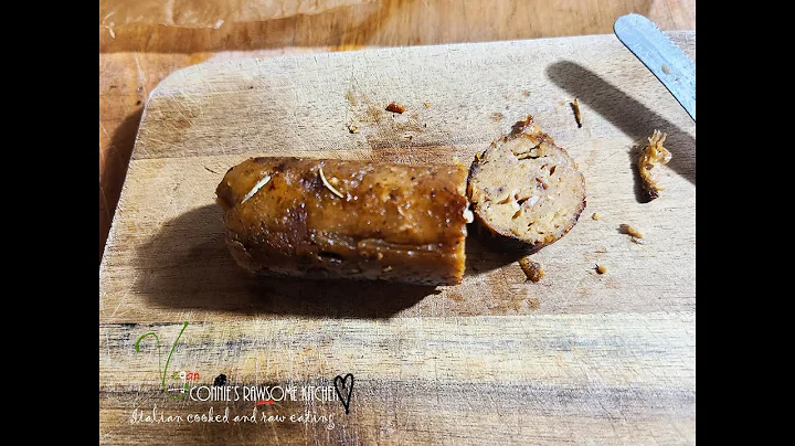 MY  NEW AND IMPROVED TECHNIQUE VEGAN SAUSAGES  | C...