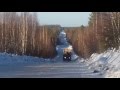 Урал лесовоз, дороги севера.Ural timber, the road north.  (Russian OFF Road MONSTER truck)