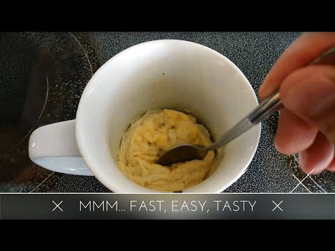 How to cook Eggs in the Microwave at home - Fast, Easy cup recipe
