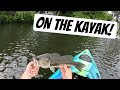 BASS Caught on the KAYAK (Kayak Fishing)