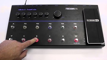 How to use the Firehawk FX Live Edit