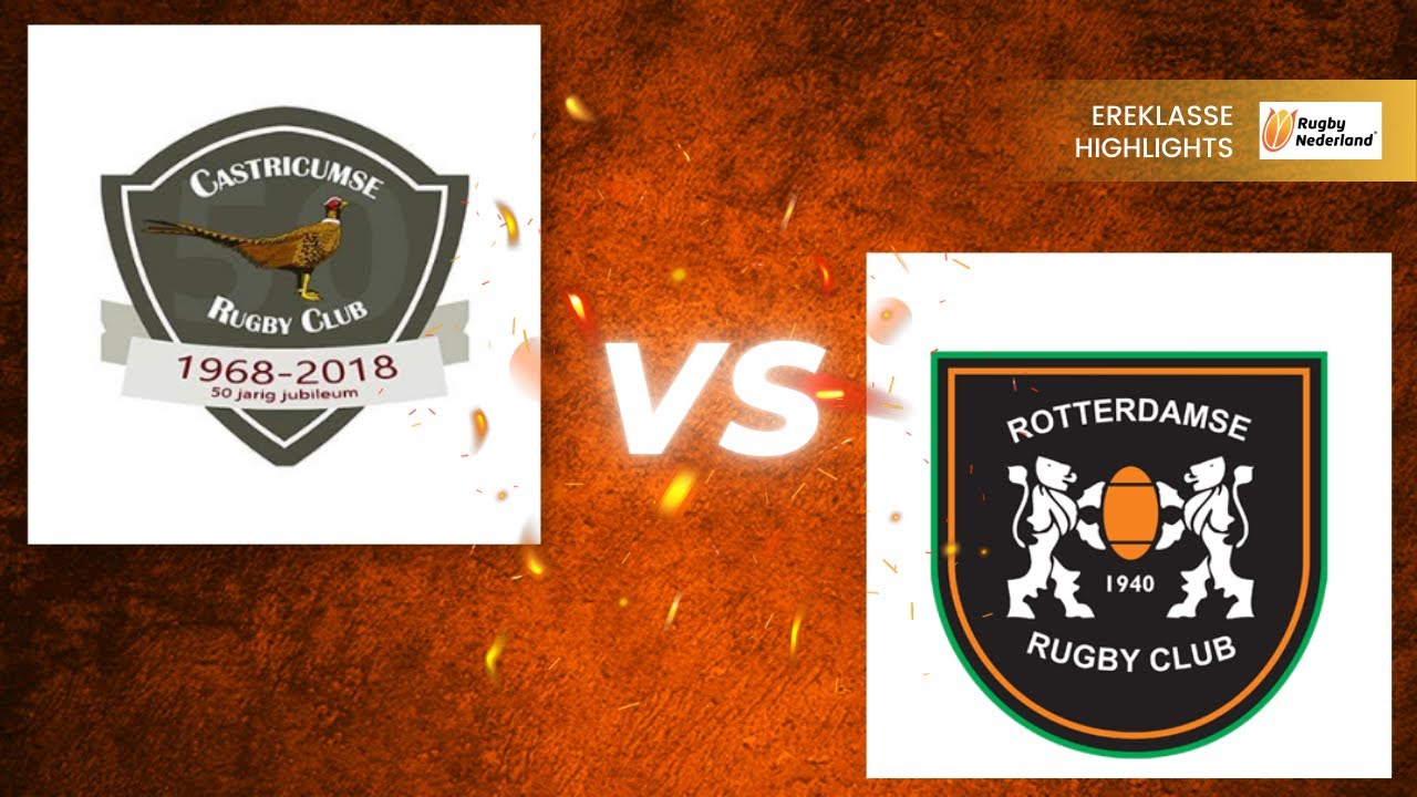 Tries from the Rotterdam vs Castricumse rugby Club in the Ereklasse 13 Sept 2025