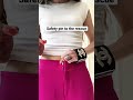 EASY PANTS HACK to fix your pants if they’re too BIG #fashionhacks #style #shorts