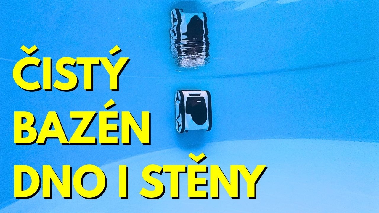 Jak si vede bazénový robotický vysavač Fairland X60 při čištění? Reálné záběry!