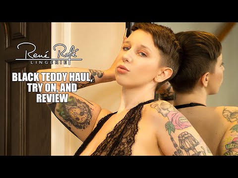 Rene Rofe Black Teddy Haul, Try On, and Review