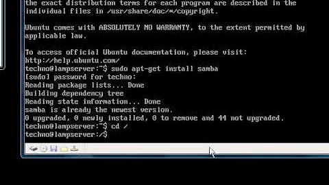 Samba: share Linux Folders with your windows machines