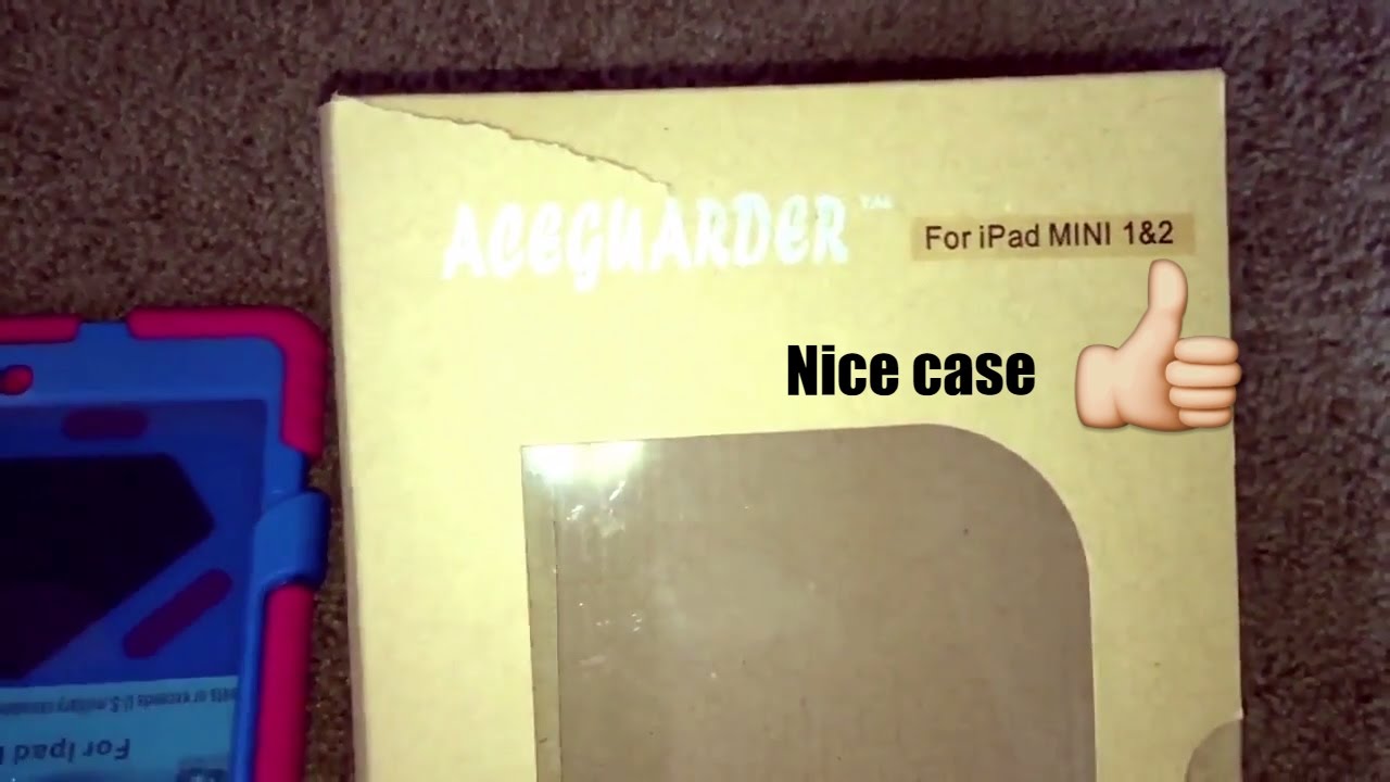 Users use ACEGUARDER case for ipad mini 1 & 2 evaluation